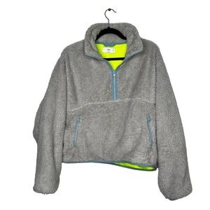 Aritzia Tna Rush half-zip sherpa pullover Sweater